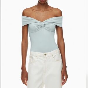 Aritiza Contour Twist Off the Shoulder Top
